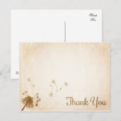 Trendy Bedankt Briefkaart (Voorkant / Achterkant)