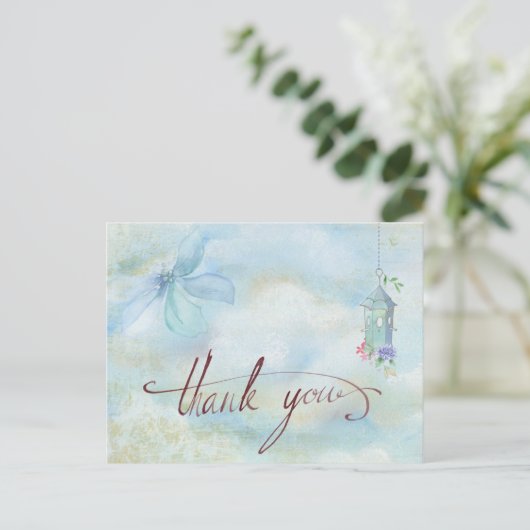 Trendy Bedankt Briefkaart (Staand voorkant)