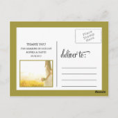 TRENDY BEDANKT | BRUILOFT BEDANKT KAART (Achterkant)