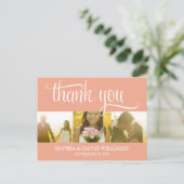 TRENDY BEDANKT | BRUILOFT BEDANKT KAART (Staand voorkant)