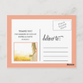 TRENDY BEDANKT | BRUILOFT BEDANKT KAART (Achterkant)