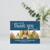 TRENDY BEDANKT | BRUILOFT BEDANKT KAART (Staand voorkant)