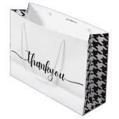 Trendy Bedankt voor zakelijke Logo Groot Cadeauzakje (Voorkant Gekanteld)