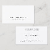 Trendy Bedrijf Schoon Gewoon Modern Verfijnd Visitekaartje (Voorkant / Achterkant)