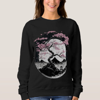 Trendy bedrukte sweatshirt