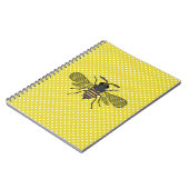 Trendy BEE Yellow Polkadot Pattern Gift Decor NEW Notitieboek (Linkerzijde)