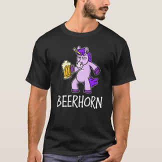 Trendy Beer Drink Unicorn Alcohol Party Festiva T-shirt