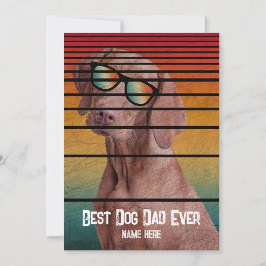 TRENDY BEESTE PAPA Ooit EVER VADERDAG CADO Kaart (Voorkant)
