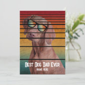 TRENDY BEESTE PAPA Ooit EVER VADERDAG CADO Kaart (Staand voorkant)