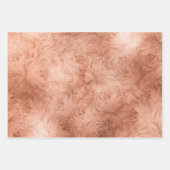 Trendy Beige Bruin Metallic Glitter Inpakpapier Vel (Voorkant)