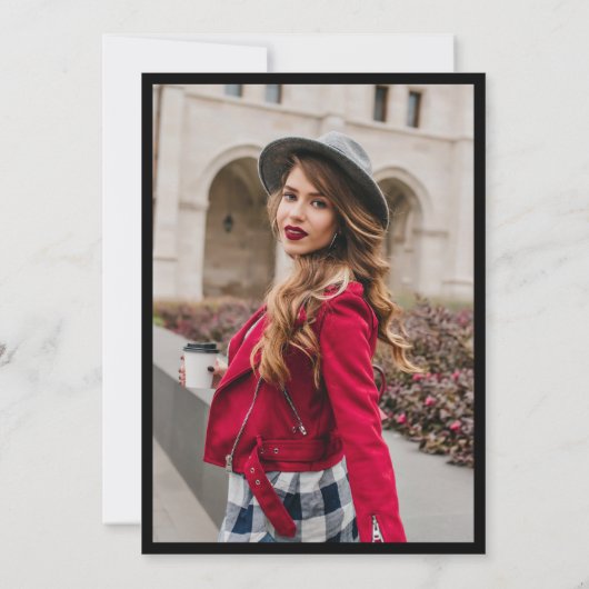 Trendy belettering verpleegkundige pinning ceremon kaart (Achterkant)