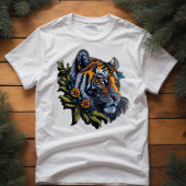 Trendy Bengaalse tijgerkop design-realistische gro T-shirt
