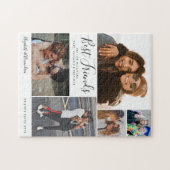 Trendy Best Friends Collage BFF Besties Chic Quote Legpuzzel (Horizontaal)