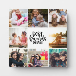 Trendy Best Friends Forever Photo Collage Fotoplaat