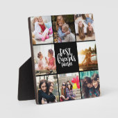 Trendy Best Friends Forever Photo Collage Plaque Fotoplaat (Voorkant)