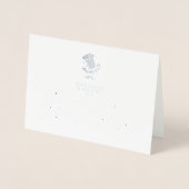 Trendy Best Man Funny Wedding Minimalist  Folie Kaarten (Voorkant)