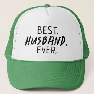 TRENDY BESTE ECHTGENOOT OOIT ZWARTE TYPOGRAFIE TRUCKER PET