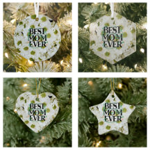 Trendy Beste Moeder Ooit Witte Bloem Moderne