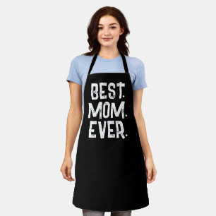 TRENDY BESTE MOEDER Ooit WITTE TYPOGRAFIE Schort