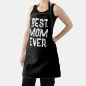 TRENDY BESTE MOEDER Ooit WITTE TYPOGRAFIE Schort (Insitu)