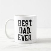 TRENDY BESTE VADER OOIT WITTE TYPOGRAFIE KOFFIEMOK (Links)