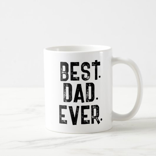 TRENDY BESTE VADER OOIT WITTE TYPOGRAFIE KOFFIEMOK (Rechts)