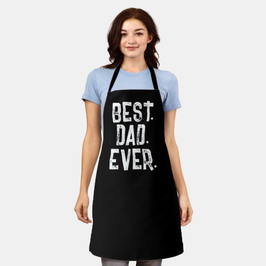 TRENDY BESTE VADER OOIT WITTE TYPOGRAFIE SCHORT (Gedragen)