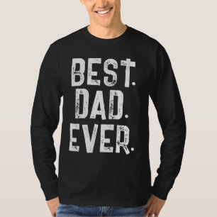 TRENDY BESTE VADER OOIT WITTE TYPOGRAFIE T-Shirt