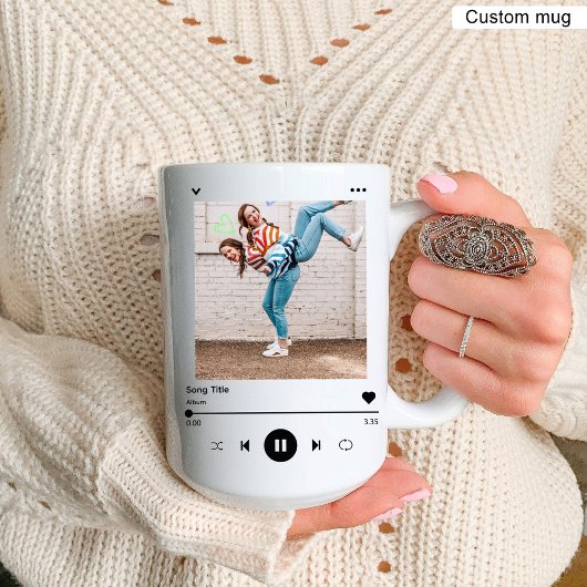 Trendy Beste Vrienden Fotolied Verjaardagskoffie Mok