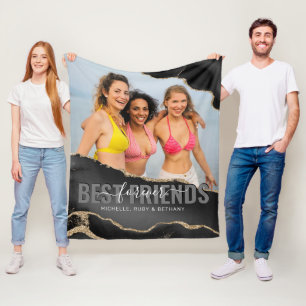 Trendy Beste Vrienden Voor Altijd Foto Fleece Deken