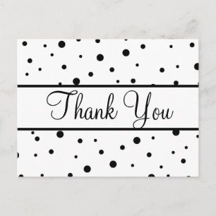 Trendy Betaalbare Goud Glitter Witte Dank Je Briefkaart