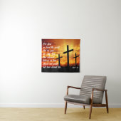 TRENDY BIBLE VERSE JOHN 3:16 CHRISTELIJK GIFT WANDKLEED (In Situ (horizontaal))