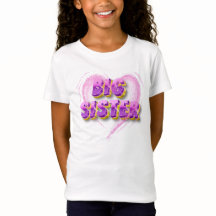 Trendy Big Sister T-shirt voor meisjes
