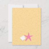 Trendy Bikini Beach Weekend Bachelorette Party Kaart (Achterkant)