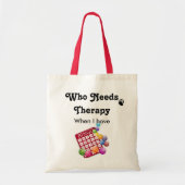Trendy Bingo Player Funny Bingo Quote Tote Bag (Voorkant)