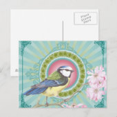 Trendy Bird..briefkaart Briefkaart (Voorkant / Achterkant)