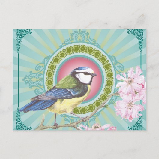 Trendy Bird..briefkaart Briefkaart (Voorkant)