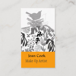 Trendy Bird Events Planner Animal Landscaping Visitekaartje