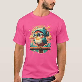 Trendy Bird vrienden T-shirt