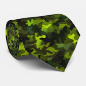 Trendy Birthday Gifts For Dad Camo Print Stropdas (Opgerold)