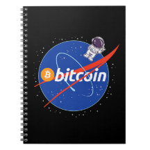 Trendy Bitcoin Astronaut Space Crypto