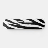 Trendy Black and White Zebra Pattern Skateboard (Horizontaal)