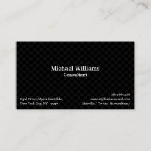 Trendy Black Checkered Geometric Pattern Modern