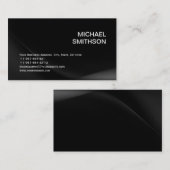 Trendy Black Consultant Visitekaartje (Voorkant / Achterkant)