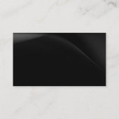 Trendy Black Consultant Visitekaartje (Achterkant)