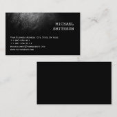 Trendy Black Consultant Visitekaartje (Voorkant / Achterkant)