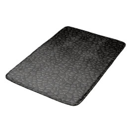 Trendy Black Dragon Scale Badmat