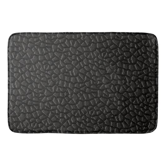 Trendy Black Dragon Scale Badmat (Voorkant)