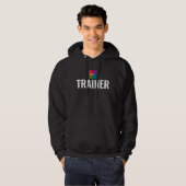 Trendy Black, dubbelzijdig afdrukken, Mannen train Hoodie (Voorkant volledig)