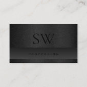 Trendy Black en Dark Grey Shimmery Snake Pattern Visitekaartje (Voorkant)